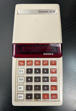 Vintage Litronix Memory 2220 Calculator Red Led - Litronix Inc. Works