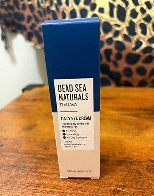 AHAVA Dead Sea Naturals Daily Eye Cream 0.51 fl oz Vegan Firming Hydration