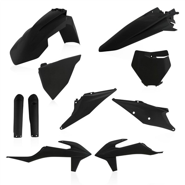 Acerbis Komplett-Kunststoffkit Metallic Schwarz FüR KTM XC-W 150 2020-2023-image