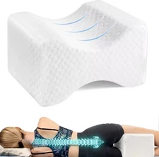 Memory Foam Knee Pillow – Ergonomic Leg Support for Side Sleepers & Pain Relief