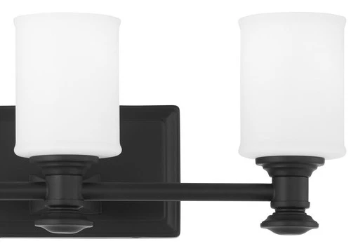 Minka Lavery 5173-66A Harbour Point Vanity Bath Light, 3 Coal Black - Picture 2 of 3