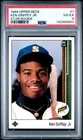 Ken Griffey Jr 1989 Upper Deck #1 Star Rookie RC - PSA 4