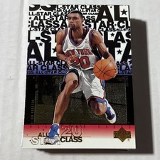 00-01 Upper Deck All-Star Class Allan Houston Insert Card (New York Knicks)