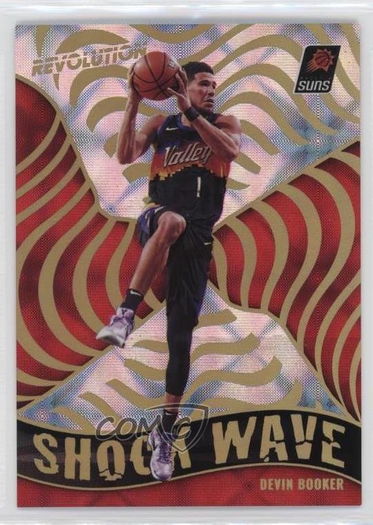 2021-22 Panini Revolution Shock Wave Galactic Devin Booker #9 m9g