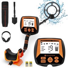 Metal Detector for Adults-10'' IP68 Waterproof Search Coil with New Upgraded ...