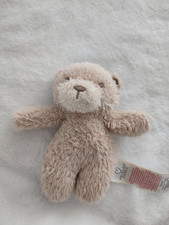 petit doudou peluche ours beige PRIMARK 15cm tbe
