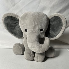 BEDTIME Originals Gray Elephant Plush Stuffed Animal Baby Toy Lambs  Ivy