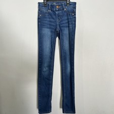 Justice Premium Jeans Girls 12S Simply Low Super Skinny Medium Wash Stretch