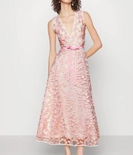 NWOT Marella by Max Mara Flora Long Dress Powder Pink Size: US6 M Spring/ Party