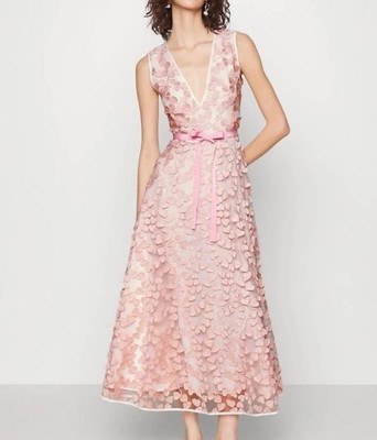 NWOT Marella by Max Mara Flora Long Dress Powder Pink Size: US6 M Spring/ Party