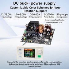 Digital CNC DC Adjustable Buck Power Supply Module Constant Voltage Current MPPT