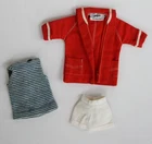Vintage Barbie Doll Resort Set Sailor Outfit Jacket Shorts Top #963