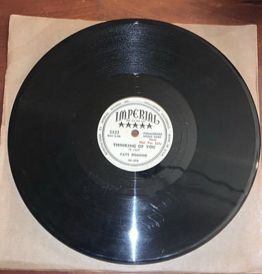Fats Domino Thinking Of You / I Know Imperial 5323 1954 Rare Promo White Label