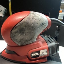 SKIL 7300 Corded Electric Detail Sander 120V Red Black Gray Finishing