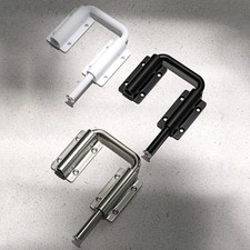Hardware Aluminum Alloy Door Latch Lock 90/180 Degree Anti-Theft Gate Latch Anti