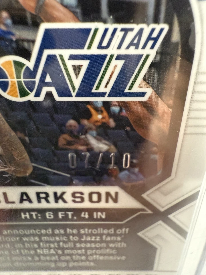 2020-21 Panini Obsidian Jordan Clarkson Gold Mojo 7/10 - Image 3 of 4