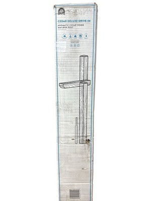 Architectural Mailboxes DPKX00AM Deluxe Drive-in Post Aromatic Cedar (OB)