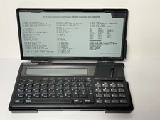 Texas Instruments TI-74 BASICALC Calculator with Outer Case 1985 Tested Working