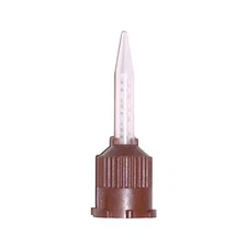 Dental Brown Short Temporary Cement HP Mixing Tips Impression (50/Pack)