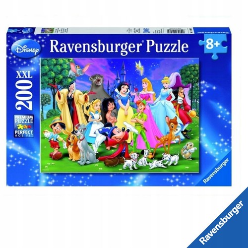 Ravensburger Disney Puzzle 200 Xxl Teile Beliebte Mrchenfiguren Premium ...