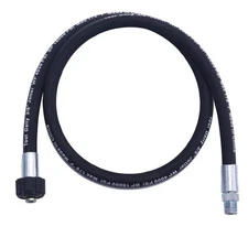Pressure Washer Whip Hose with Swivel, Hose Reel Connector Hose for Pressure ...
