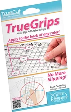 Crafters Workshop TrueCut Non-Slip Ruler Grips, 30/Pkg