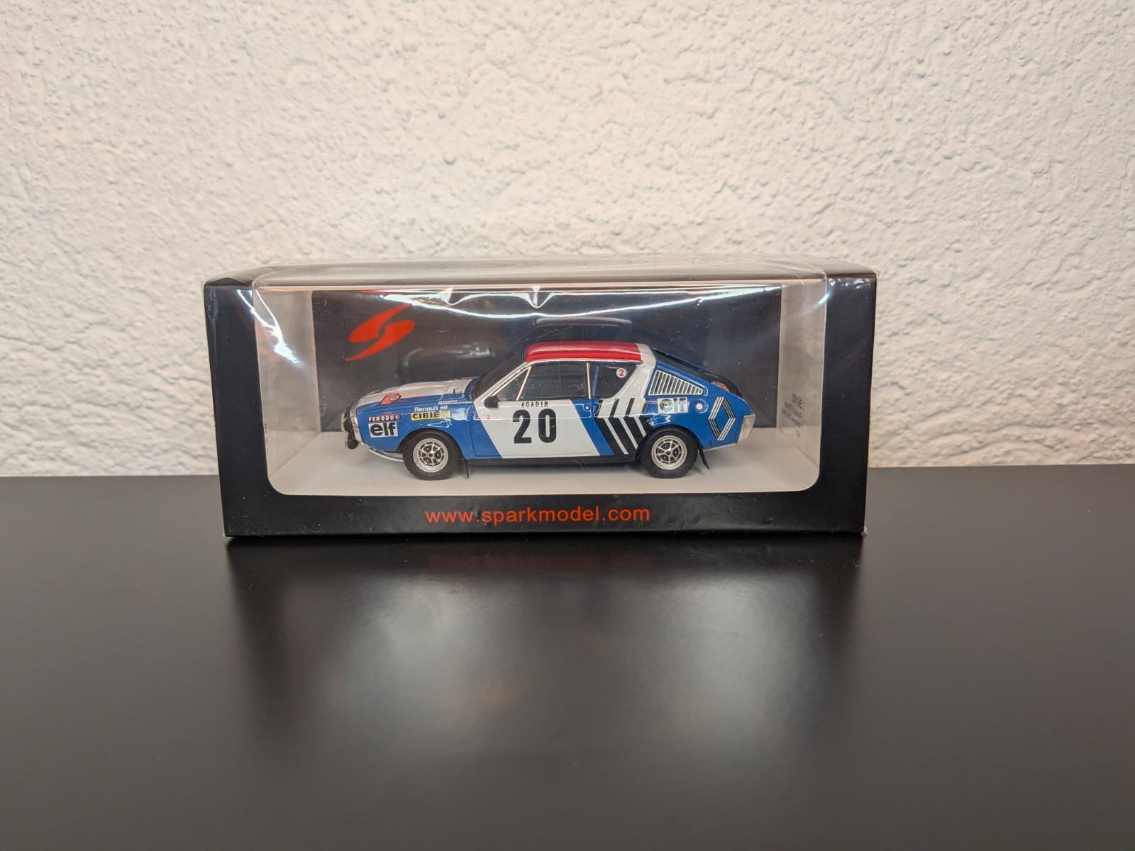 Spark S6193 Renault 17 Gordini Monte Carlo 1975 miniature 1/43