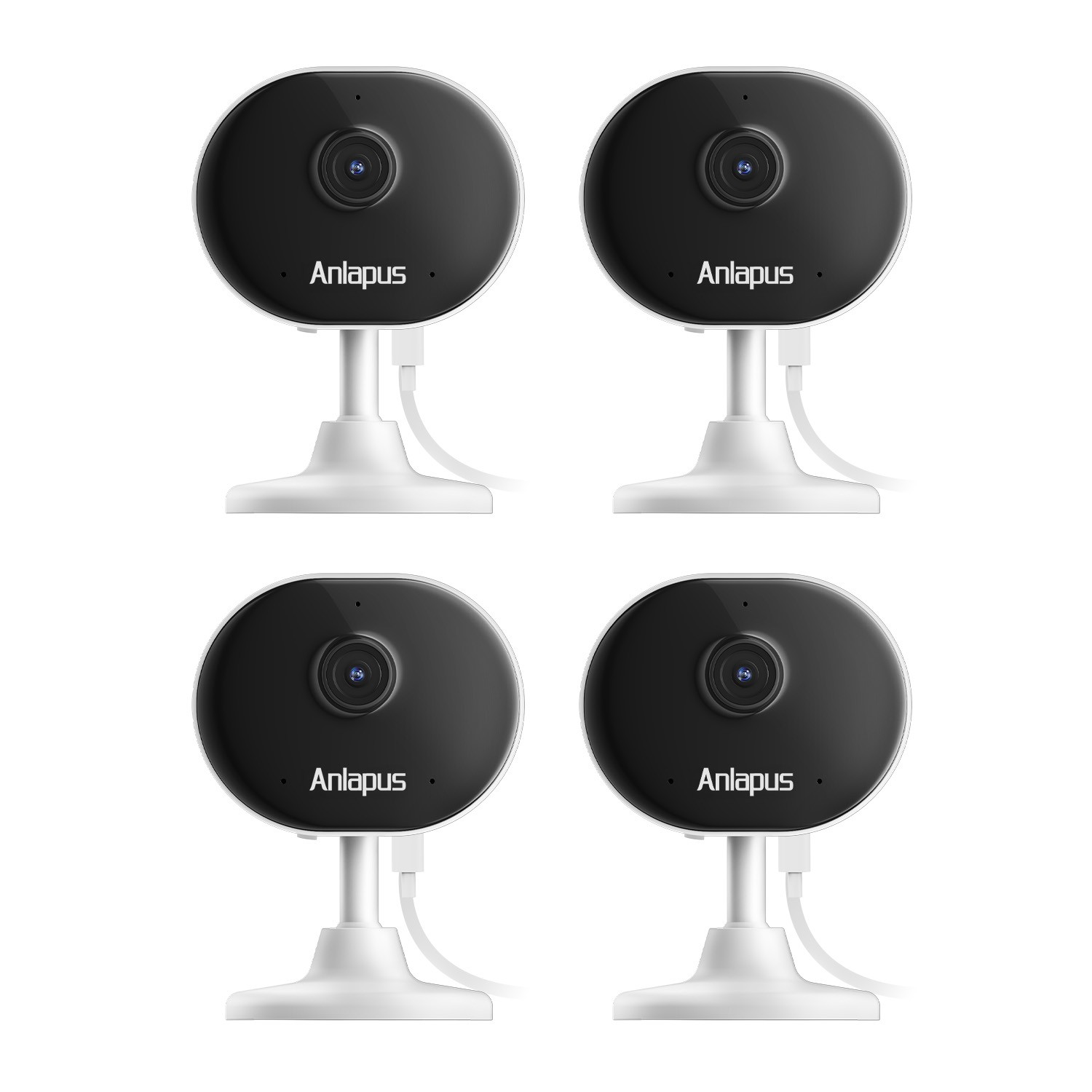 Anlapus 1080P 2MP Security WiFi IP Camera 2MP Baby/Pet Dog Monitor Home System 