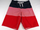 Hang Ten - Size 30 Multi Striped Board Shorts - Red, White, Navy Board Shorts — photo 1
