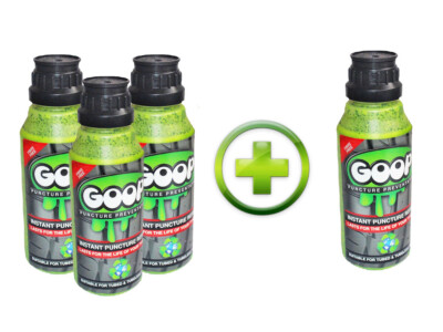 GOOP Tyre Sealant * 2 X 500ml Bottles * Made In UK - Foto 4