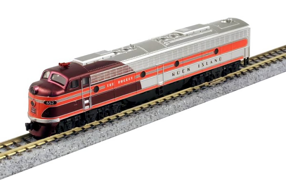 N Scale Kato Kobo 176-5365-KB1-LS E8A Diesel Locomotive Rock