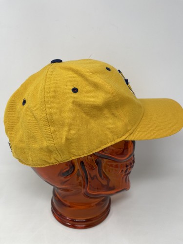 Vintage Michigan Wolverine Claw 7 5/8 Fitted Wool Zephyr Hat Yellow - Picture 3 of 6