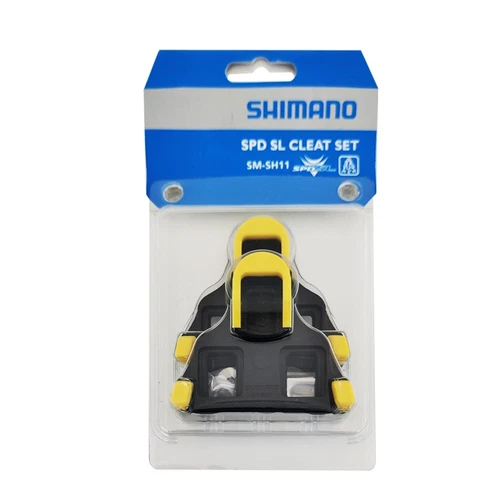 Shimano SM-SH11 Cleat set 6° Float SPD-SL Road Bike Pedal Cleats - Picture 2 of 3