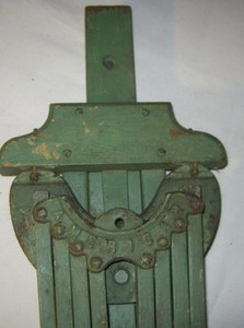 ANTIQUE AMERICAN PRIMITIVE COUNTRY WOOD IRON CLOTHES WALL 