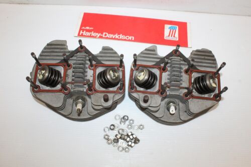 Harley FL FX Shovelhead Cylinder Heads 2/75 1/75 Date Codes Rebuilt - Picture 1 of 22