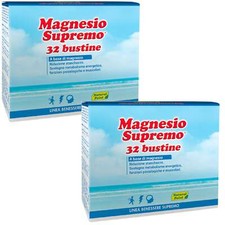 2 X Magnesio Supremo Natural Point 32 x Bustine di Magnesio