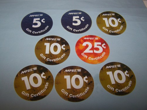 THE PRESIDENTS AAFES Pogs Gift Certificate - Picture 3 of 4