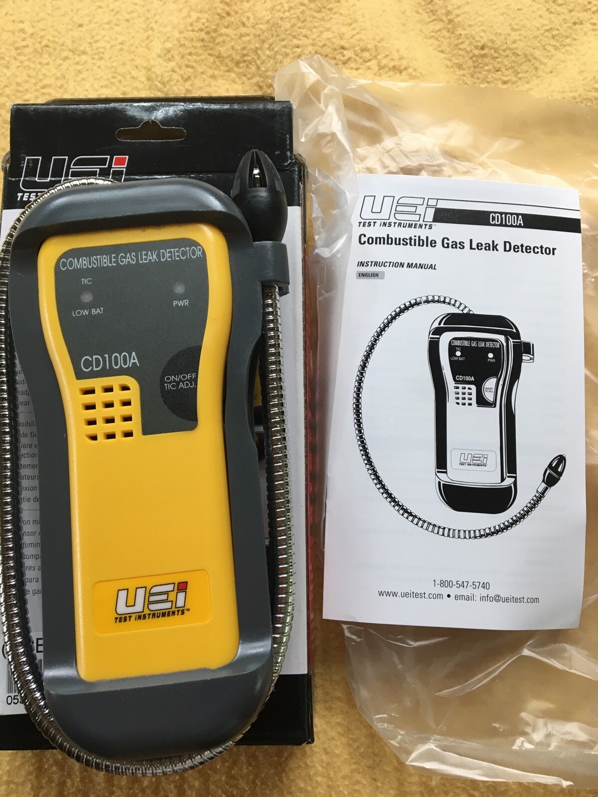 UEI CD100A Combustible Gas Leak Detector New eBay