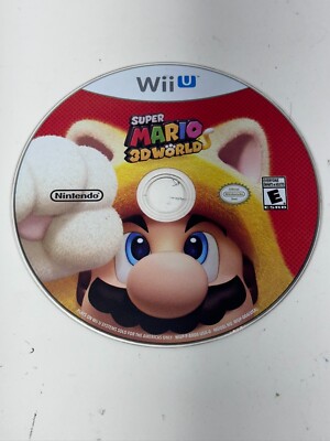 Super Mario 3D World (Nintendo Wii U, 2016) Disc only Combine Shipping