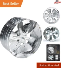 Thermally Protected Gable Mount Attic Ventilator Fan - Kitchen and Bathroom Use