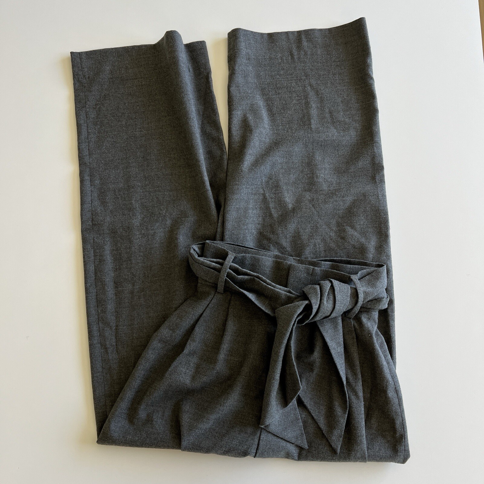 ALTRA & altre storie taglia 0 pantaloni larghi cintura gamba larga misto lana