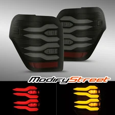 Fit 10-21 Toyota 4Runner LUXX-Series LED Tail Lights Repalcement Pair Black