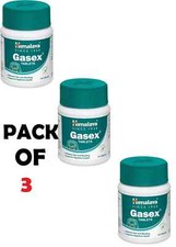 Himalaya Gasex 100 Tabs x3 Digestive Support Exp 02/2027 Herbal Remedy
