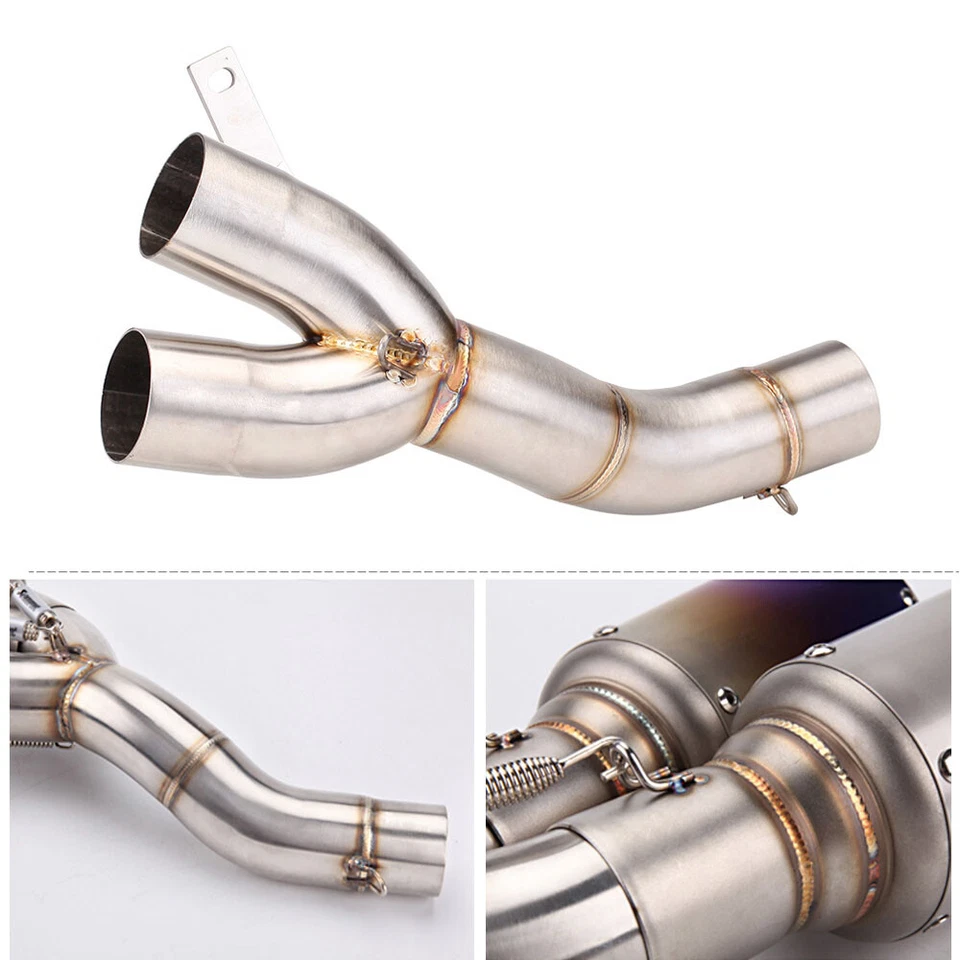 Tubo de escape tubo de enlace medio tubo silenciador para DUCATI SCRAMBLER 800 2015-2021 Foto 3 de 4