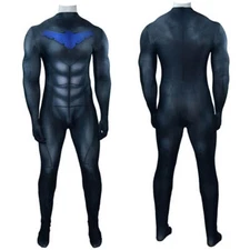 Nightwing Costume Cosplay Suit Dick Grayson Titans Season 1 Men Bodysuit