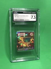 CGC 7.5 Near Mint+ Charizard #12 Horizons Wafer Stickers Lotte Pokémon 2023