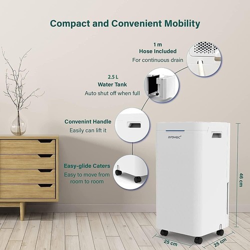 Arovec Dehumidifier Home Moisture Absorber, Dryer Conditioner,Room Office Drying - Picture 9 of 31