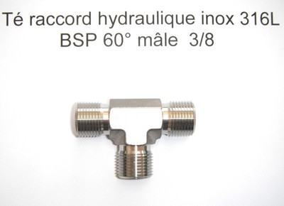 FIMA Industrie-RACCORD INOX 316L A VISSER BSP EMBOUT MÂLE CANNELÉ