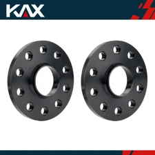 2Pc 12mm (1/2") 5x114.3 Black Wheel Spacers 60.1mm Hubcentric for Lexus Toyota