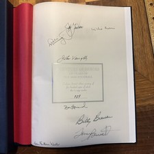 Archie Manning, Vaught, John Grisham Signed Ole Miss 100 Years Book # 109  / 500